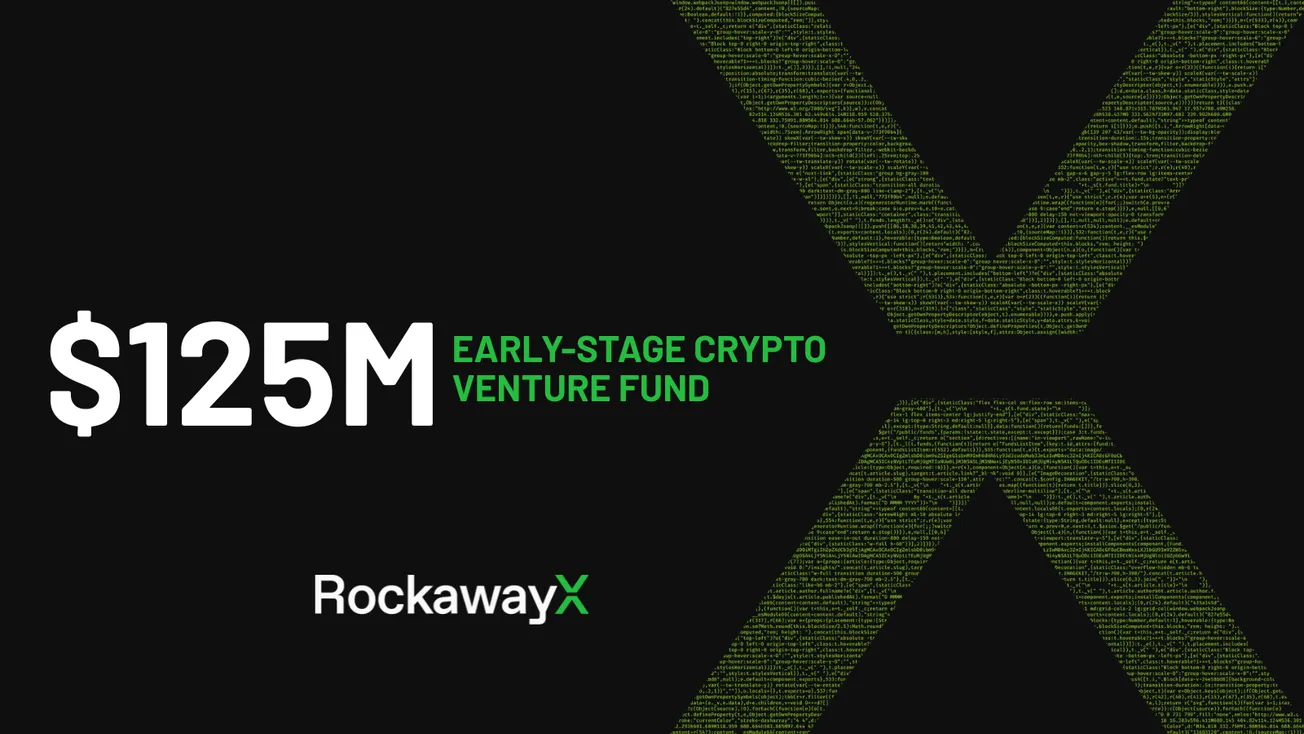 RockawayX announces the close of its $125M crypto venture fund, focusing on Solana investments, DeFi infrastructure, and decentralized networks to fuel Web3 innovation.